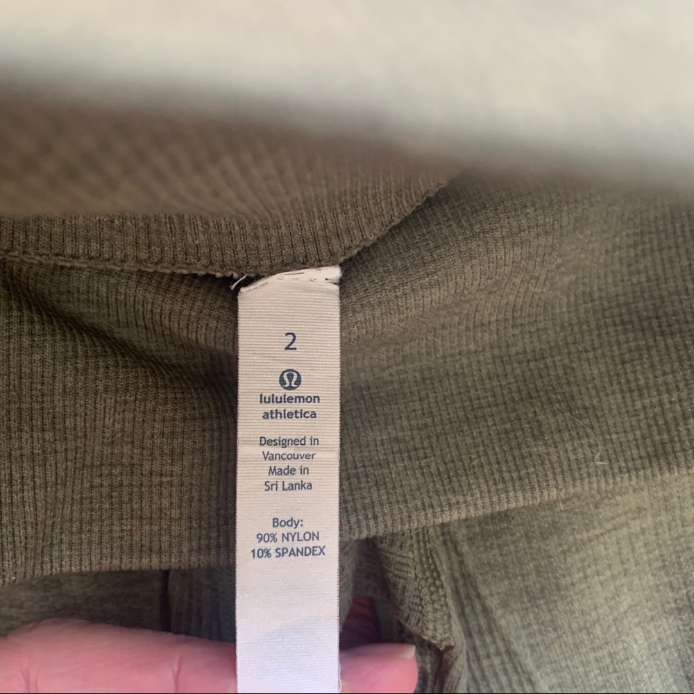 Lululemon In the Flow Crop II Seamless Ruched - Picture 6 of 13